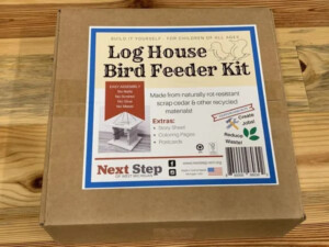 DIY Log House Bird Feeder Kit